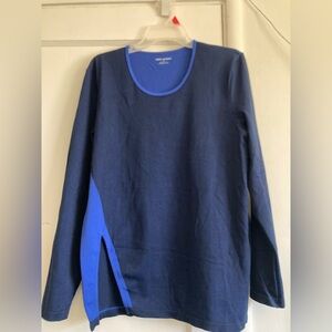 Tory Sport Vibrant Blue Knit Top